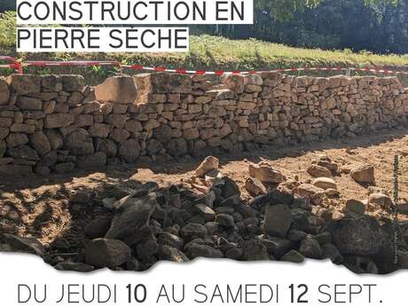 Chantier école de construction en pierre sèche - Initiation à la journée