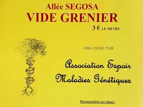 Vide grenier de l'association "Espoir Maladies Génétiques"