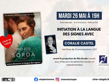 Sorda - Projection avec initiation à la langue des signes