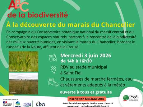 ABC de la biodiversité : à la découverte du marais du Chancelier