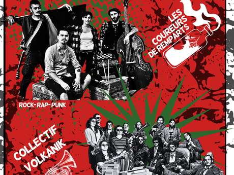 Concert FANFARE VOLKANIK + LES COUREURS DE REMPARTS