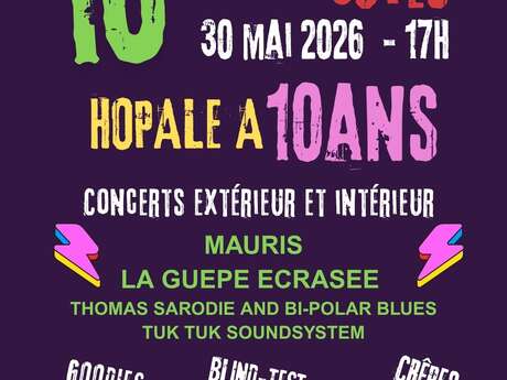 Hopale fête ses 10 ans