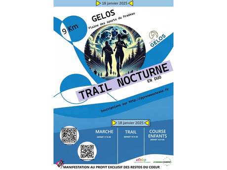 Trail nocturne de Gelos