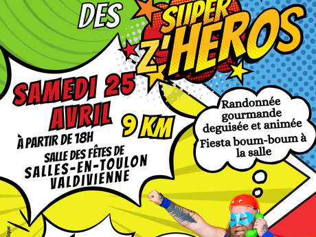 Rando Gourmande Déguisée Super Z'héros