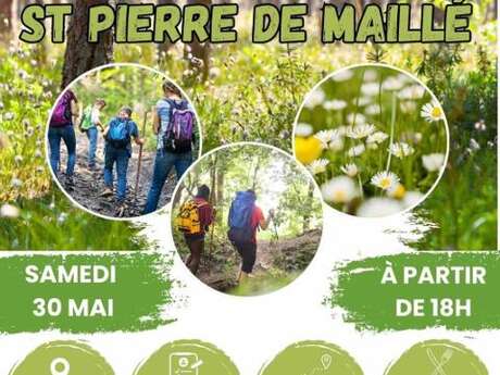 St Pierre de Maillé - Marche gourmande 30 mai 2026 - à partir de 18h00