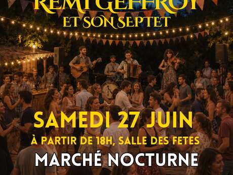 Concert Folk - Rémi Geffroy et son septet