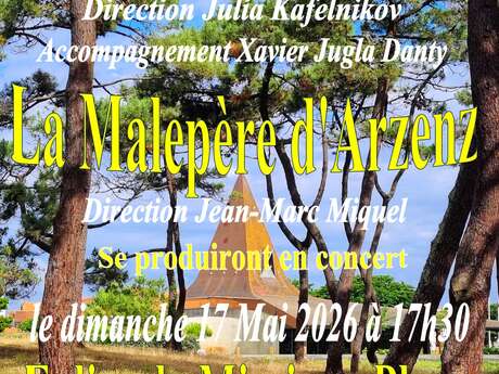 Concert "La Chorale des Dunes" et "Le Malepère"