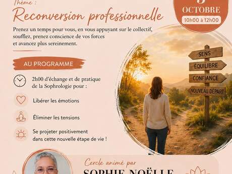 Cercle de sophrologie - Thème Reconversion professionnelle