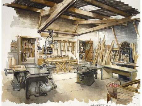 Exposition Aquarelles & Copeaux