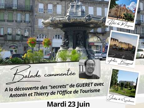Visite commentée "À la découverte des secrets de Guéret"