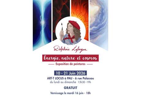 Exposition: Delphine Lafargue - énergie, nature et cosmos