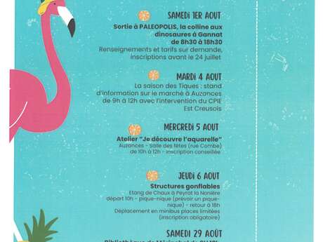 AGIR : Animation de l'été en famille AOUT