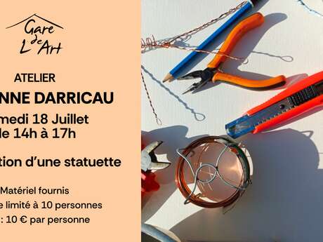 Atelier Fabrication Statuette avec Fabienne Darricau