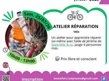 Atelier réparation vélo