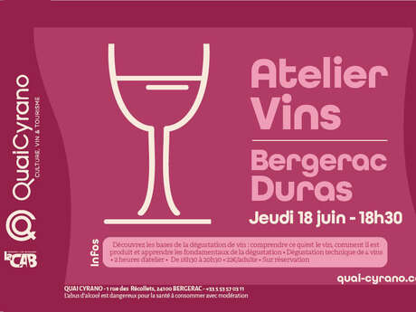 Atelier découverte | Vins Bergerac & Duras
