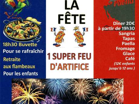 Fête du 14 juillet à Fresselines