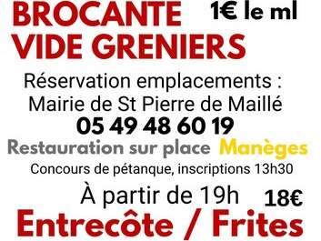 Saint pierre de maillé - 15 août brocante