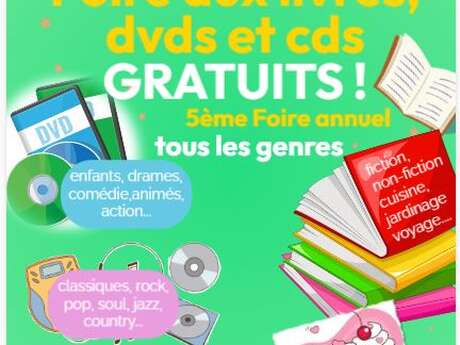 Foire aux livres, DVDs et CDs