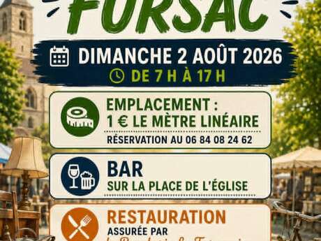 Brocante à Fursac