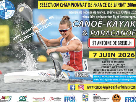 Sélection championnat de France de Sprint 200m canoe kayak