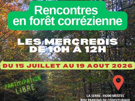 Meetings in the forest of Correze