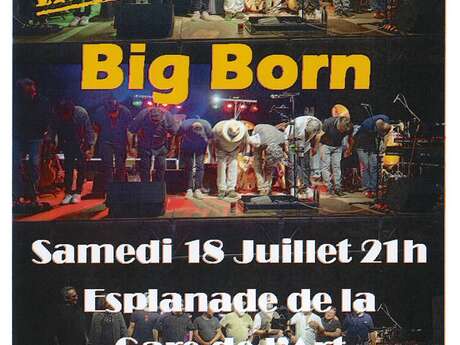 concert en plein air avec le groupe Big Born