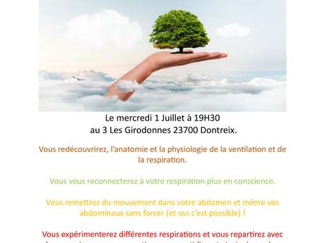 Retrouver votre bien-être intérieur grâce à votre respiration.