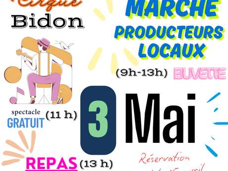 Marché producteurs locaux de Bétête