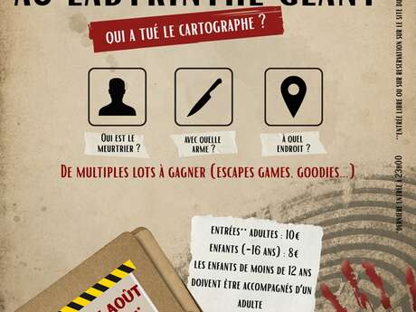 Soirée Cluedo au Labyrinthe Géant