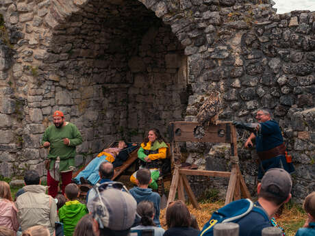 Camp médiéval au château de Ventadour