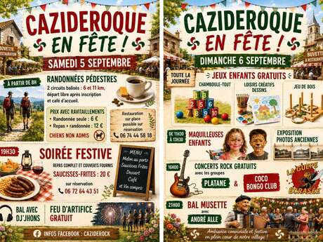 Cazideroque en Fête 2026