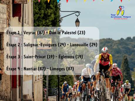 Arrivée d'une étape du Tour du Limousin