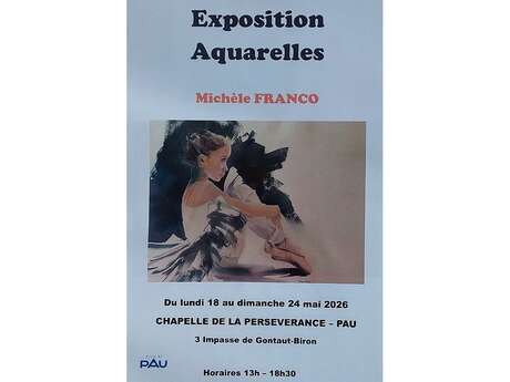Exposition d'aquarelles - Michèle Franco