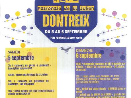 Fête Patronale de St Julien à Dontreix