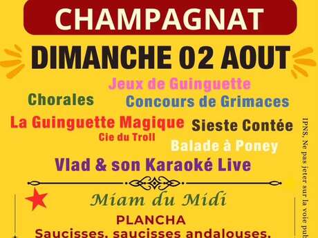 La fête du village de Champagnat
