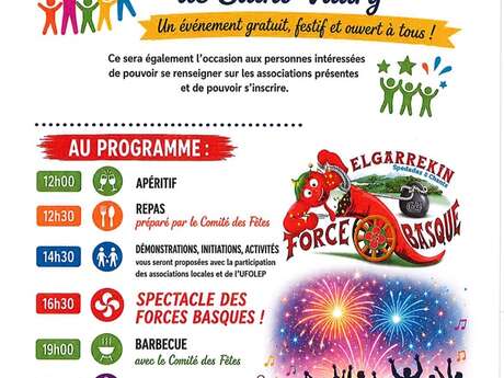 Fête des associations et spectacle de forces basques