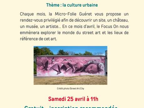 Focus On Street art Le 25 avr 2026