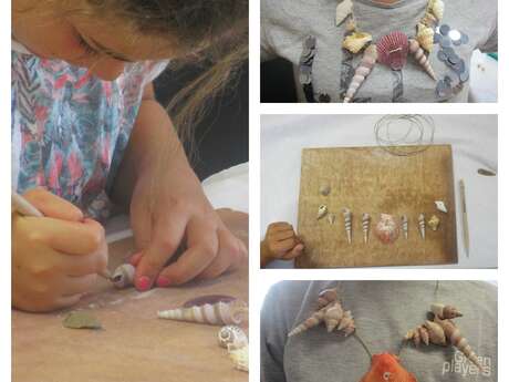 Atelier préhisto' jeunes Parure en coquillages