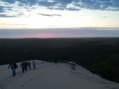 Lever du soleil sur la Dune du Pilat