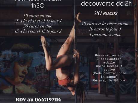 Atelier initiation au pole-dance