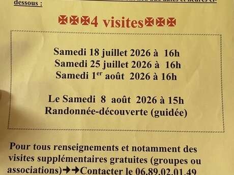 Visites estivales de Blaudeix
