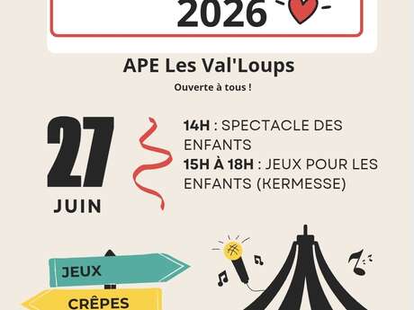 Kermesse de l'école de Vallière