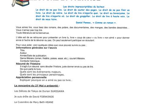 Lecture et partage