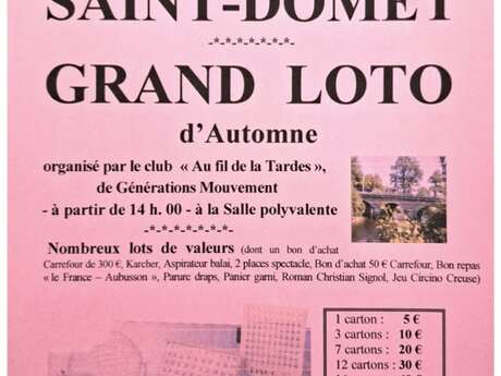 GRAND LOTO A SAINT-DOMET