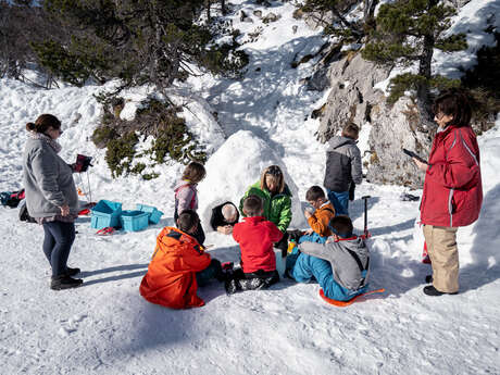 Trappeurs en famille à La Pierre Saint-Martin