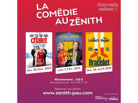 La comédie au Zénith - Nouvelle saison