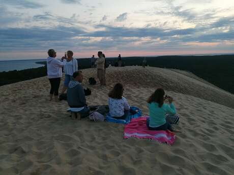Lever du soleil sur la Dune du Pilat