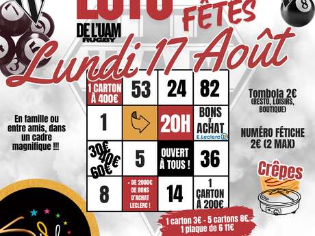 LOTO des Fêtes de l’UAM Rugby