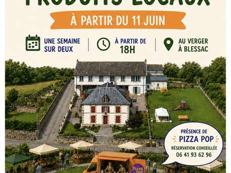 Marché de producteurs en juillet