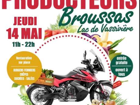 Creuse Moto Tour (marché de producteurs creusois)